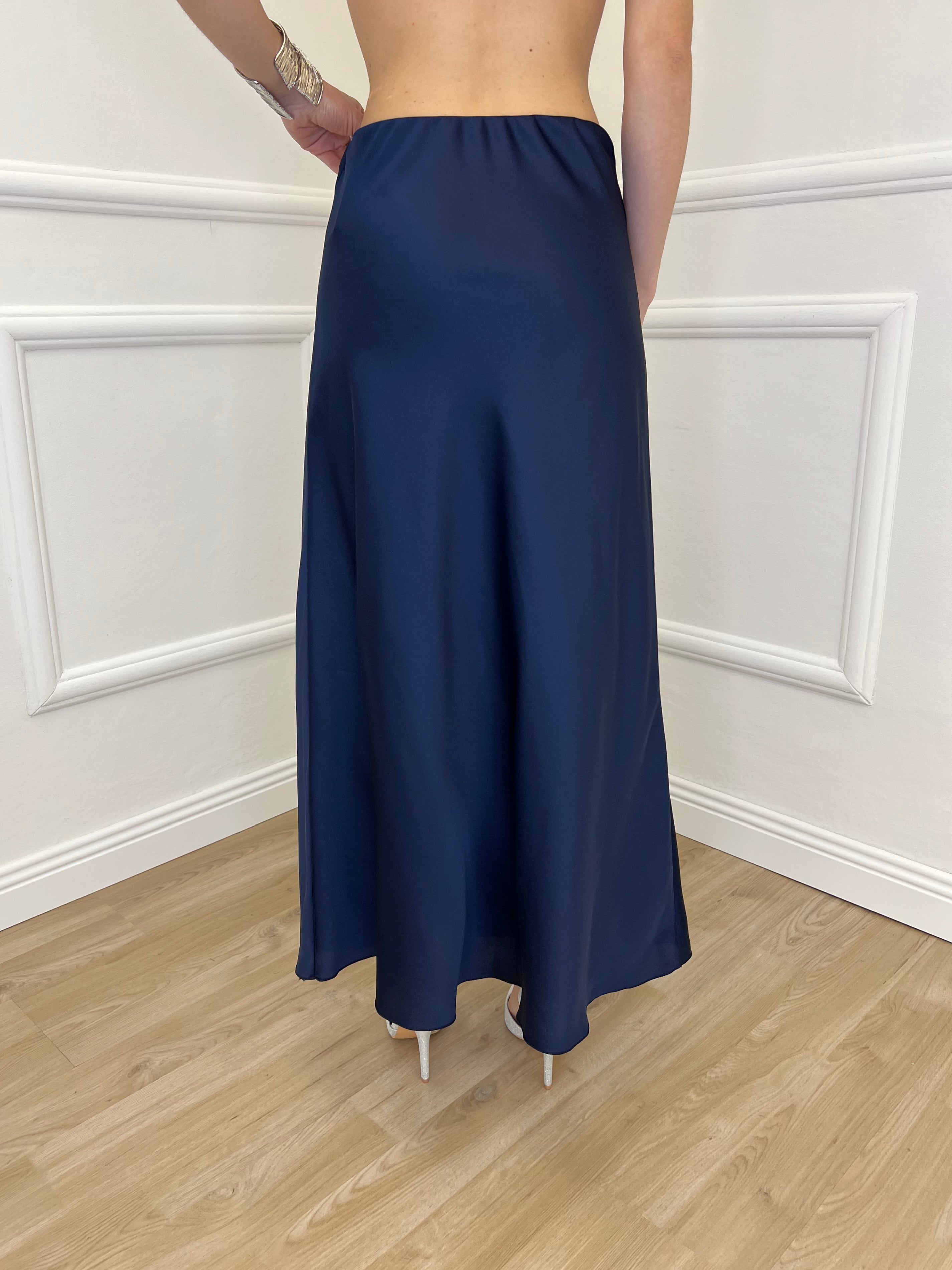 Gonna Satin 2236 Blu