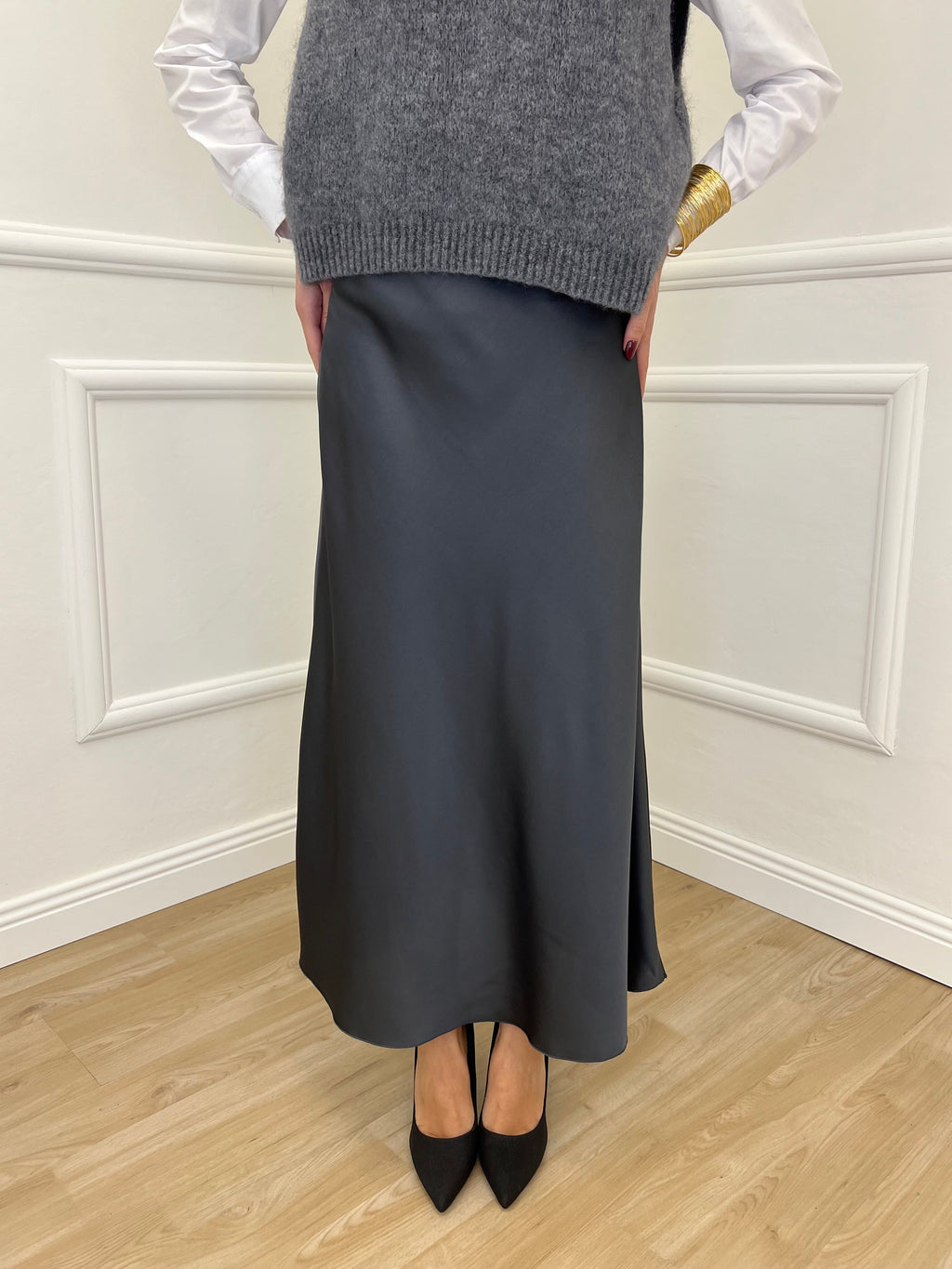 Gonna Satin 2236 Piombo