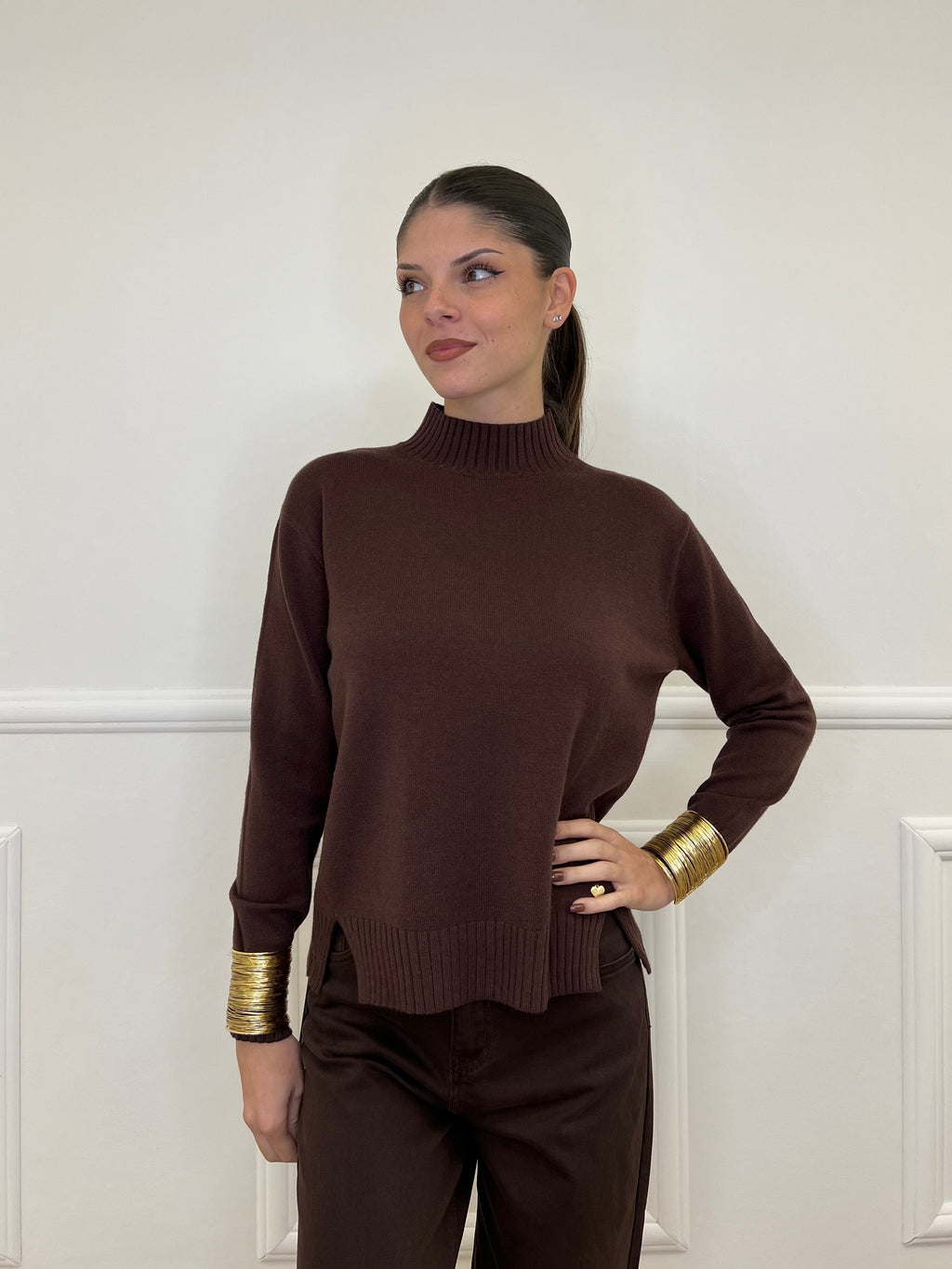 Lupetto Spacchetti 26000 Moro