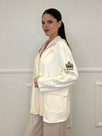 Giacca Cappuccio 27599 Panna - Bazar Abbigliamento