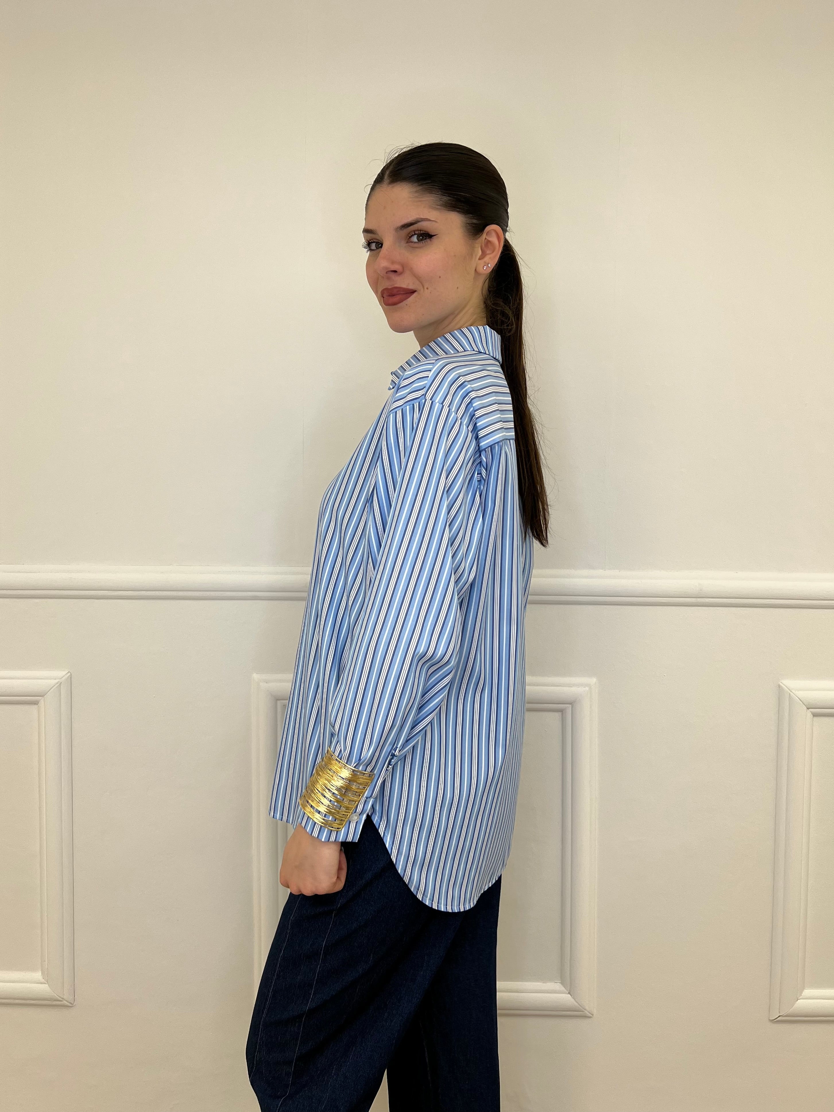 Camicia Regimental R5081 Azzurro