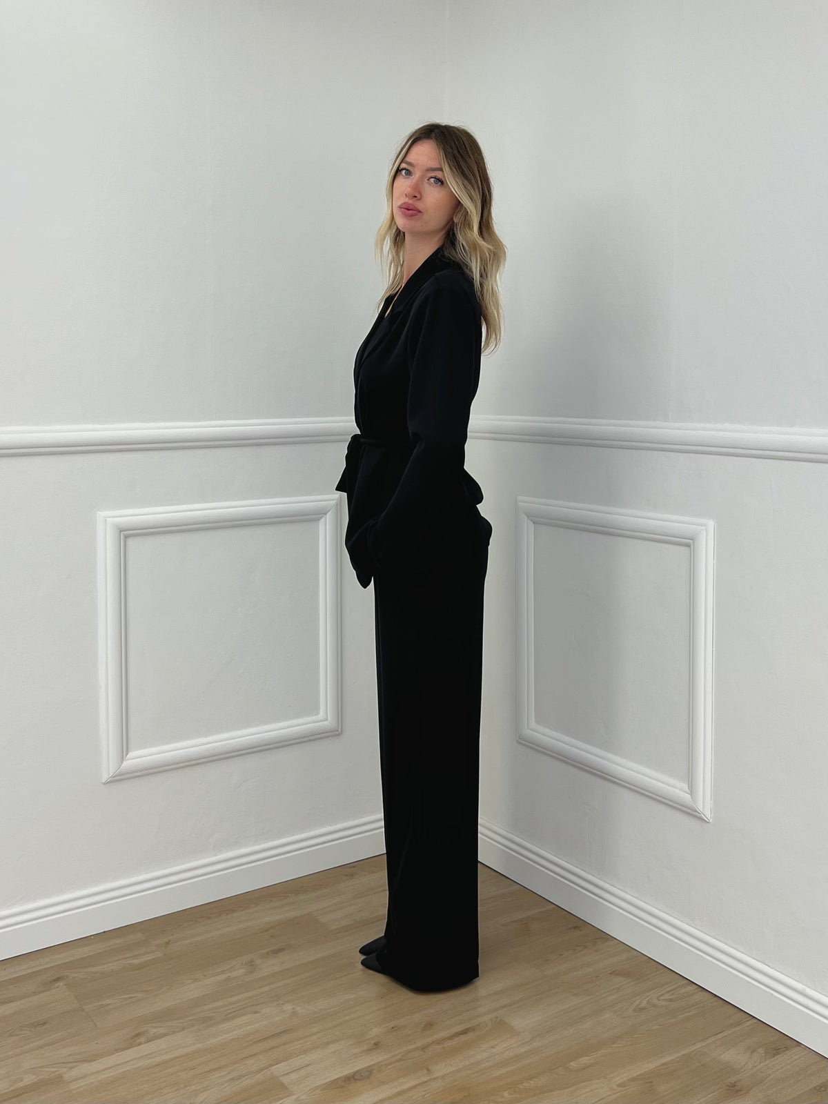 Pantalone Fluido Cady 7270 Nero