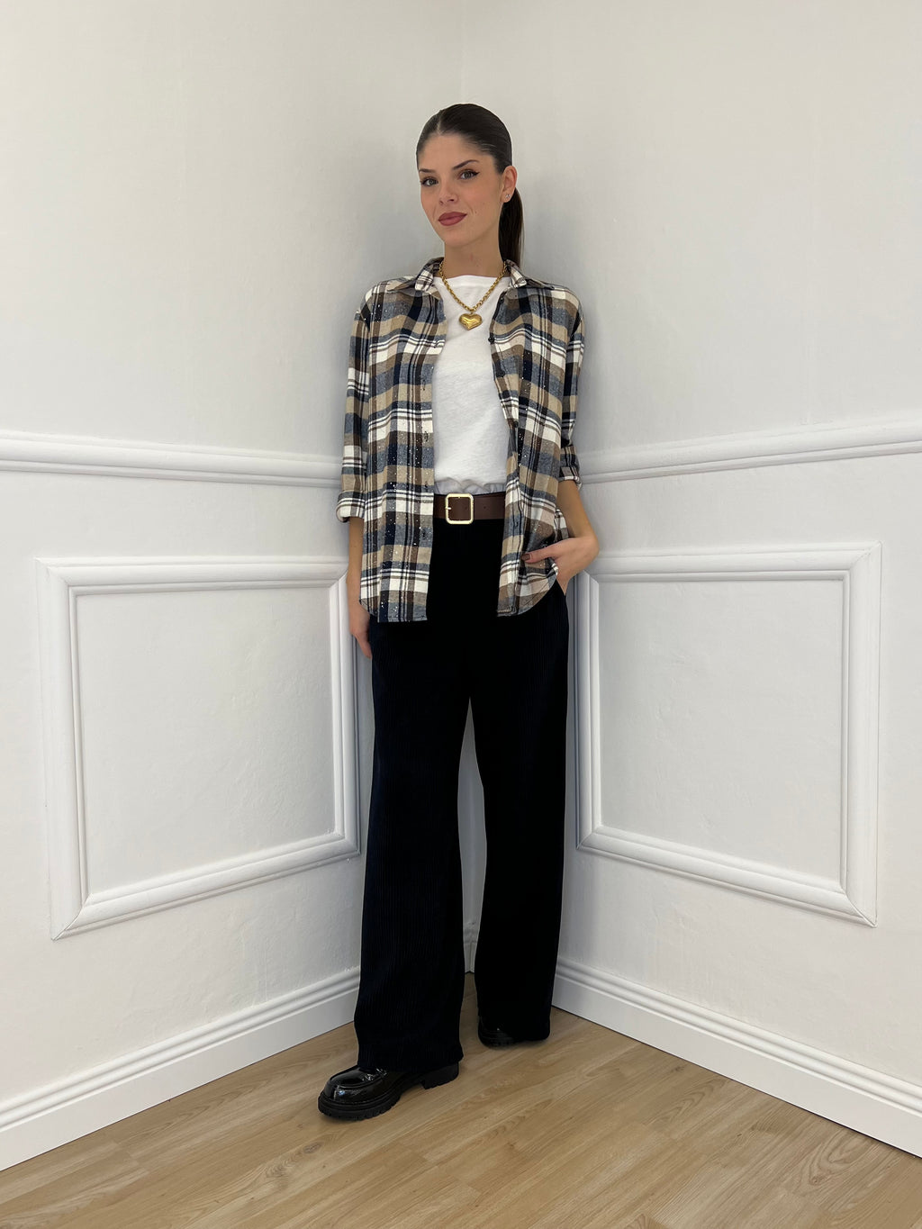 Pantalone Corduroy 6156 Blu