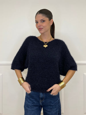 Maglia Mohair 911 Blu