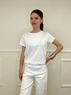T-shirt Strass 8142 Bianco