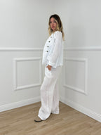 Giacca 100% Lino Alamari 926165 Bianco