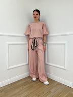 Pantalone Cupro Fusciacca 20527 Rosa