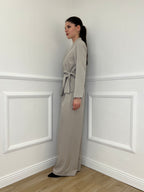 Tailleur con Fiocco 570851 Taupe