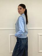 Gilet Losanghe 261711 Azzurro