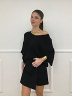 Maglia 3/4 Alpaca 10282 Nero