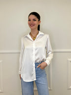 Camicia Satin 261081 Bianco