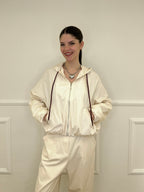 Giubbino Taffetà Cappuccio 5029 Panna