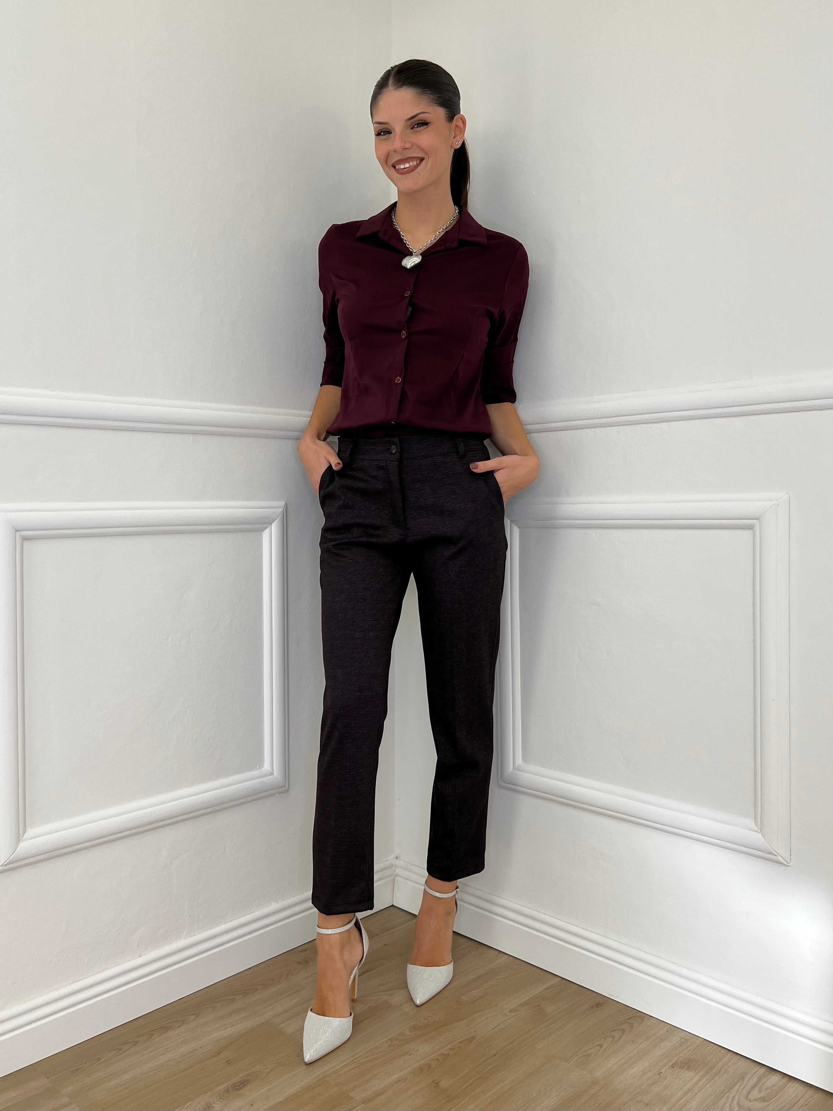 Pantalone Galles 5225 Burgundy