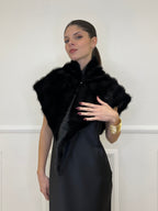 Stola Pelliccia 88825 Nero