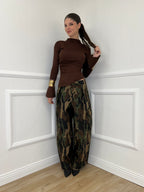 Maglia Drappeggio 081168 Moro