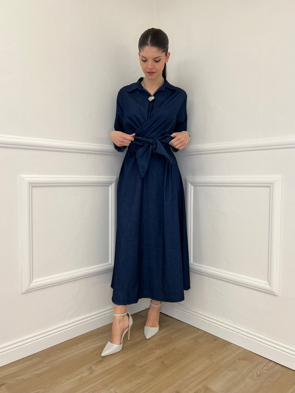 Abito Incrocio Chambray 4202