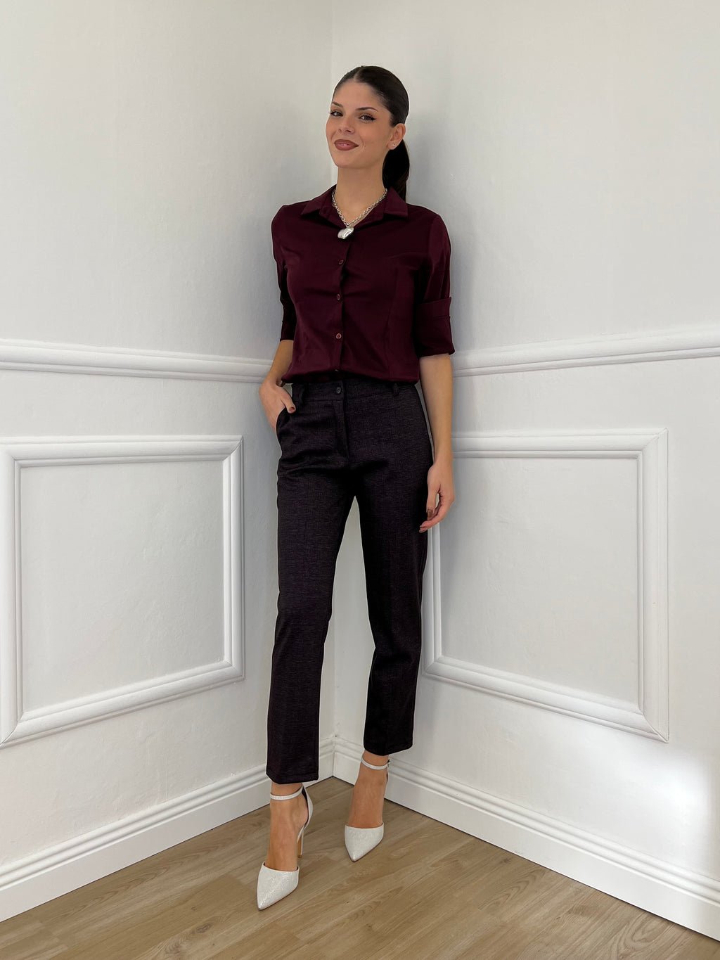 Pantalone Galles 5225 Burgundy