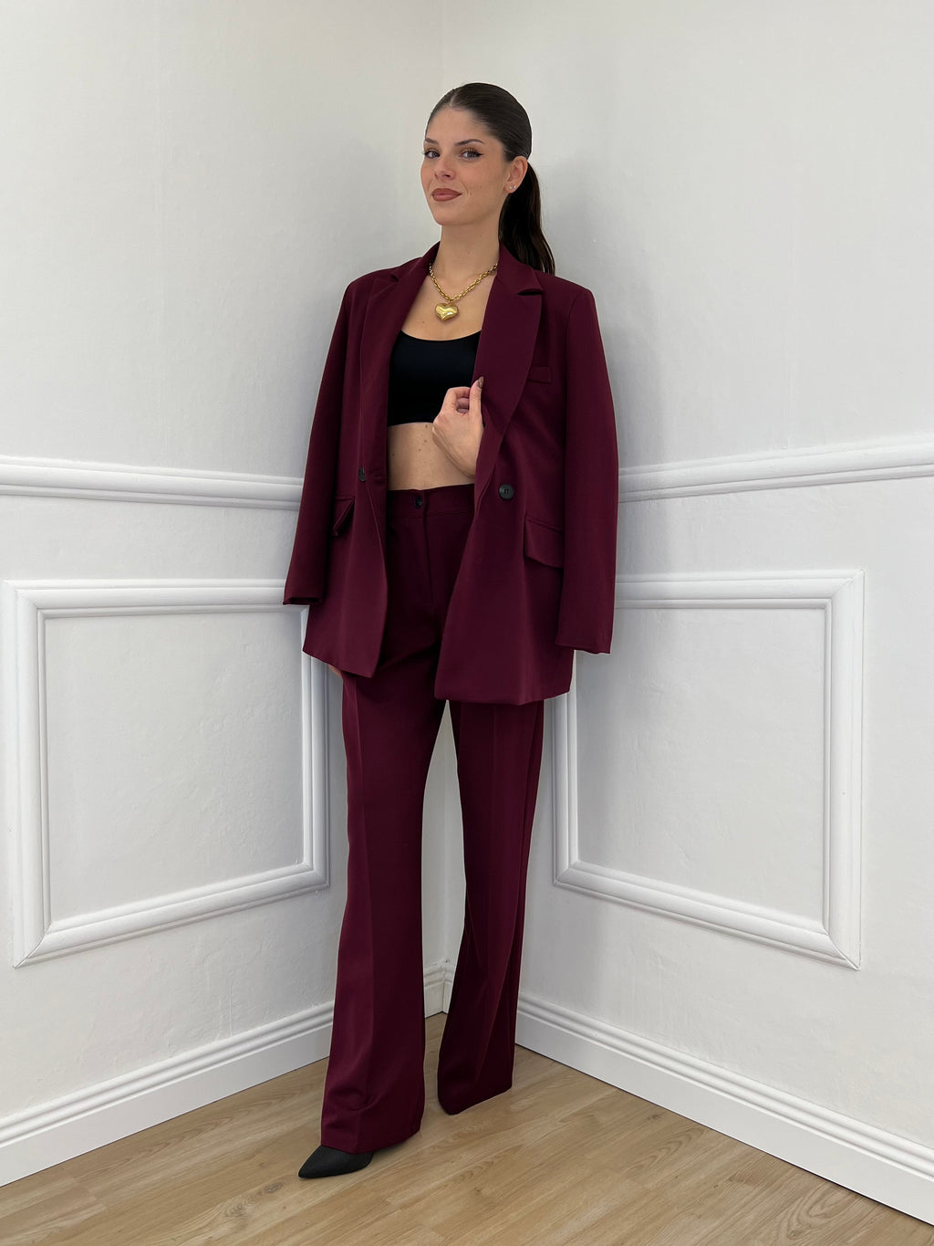 Tailleur Doppiopetto 2412 Burgundy