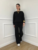 Tuta Over Girocollo 19143 Nero