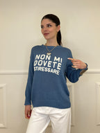 Maglia "Non Mi Dovete Stressare" 3695 Avio