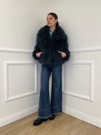 Jeans Strass K813-1 Blu