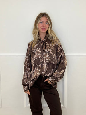 Blusa Fantasia Fiocco 8515 Marrone