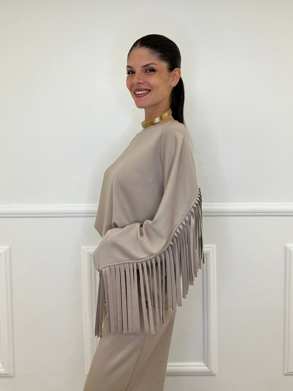 Felpa Frange 11792 Mocha