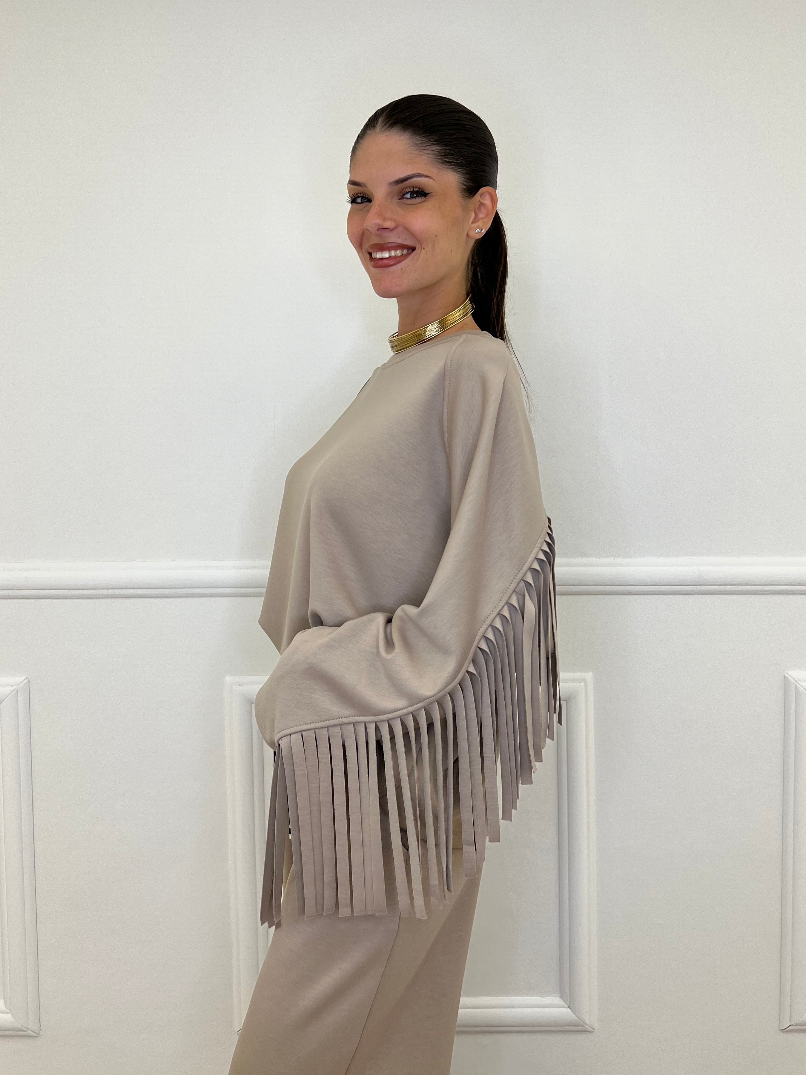 Felpa Frange 11792 Mocha