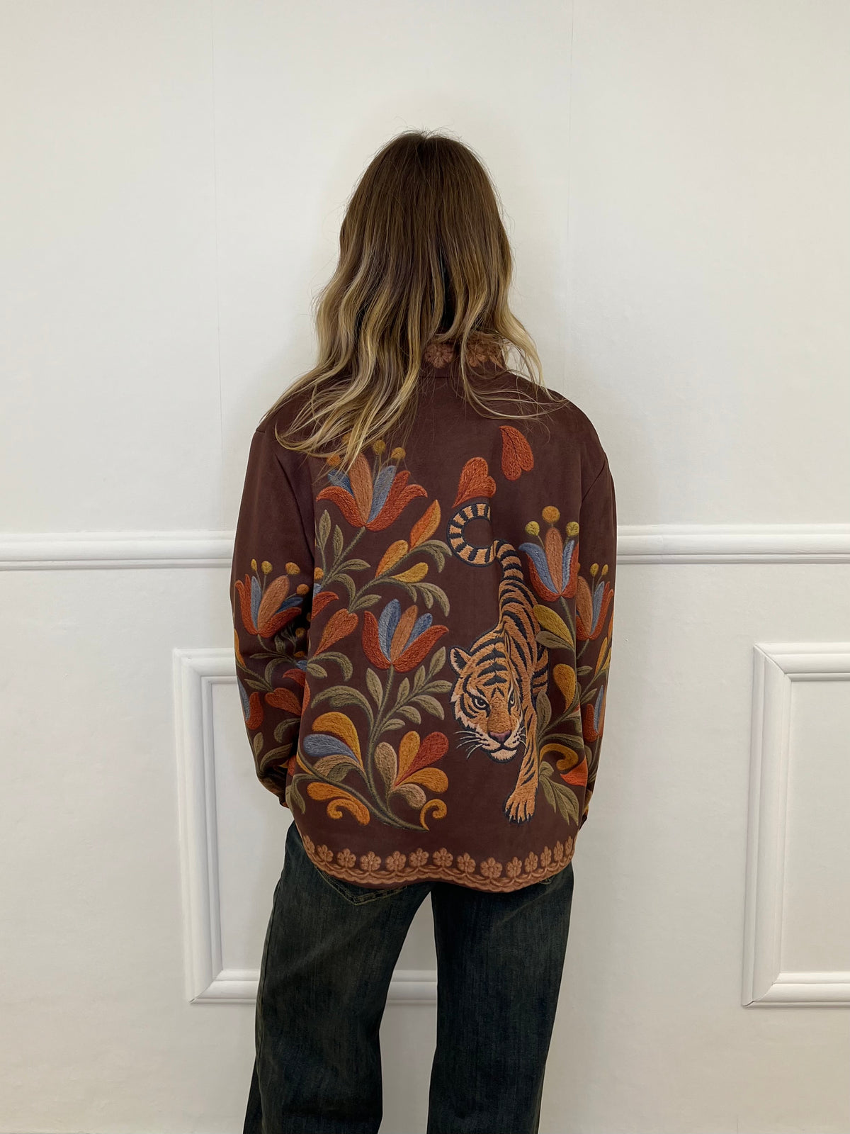 Giacca Suzani Tigre L6763 Marrone