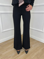 Pantalone Flare 80SM Nero