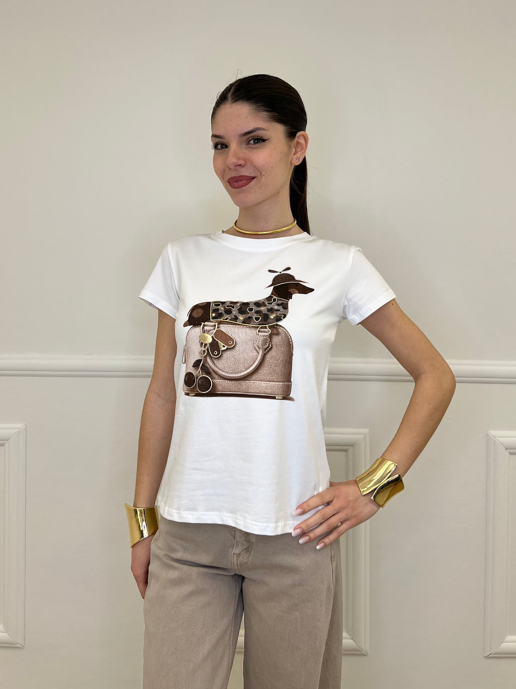 T-shirt Bassotto Maculato BM252