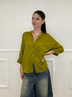 Camicia Over Coreana 3020 Pistacchio