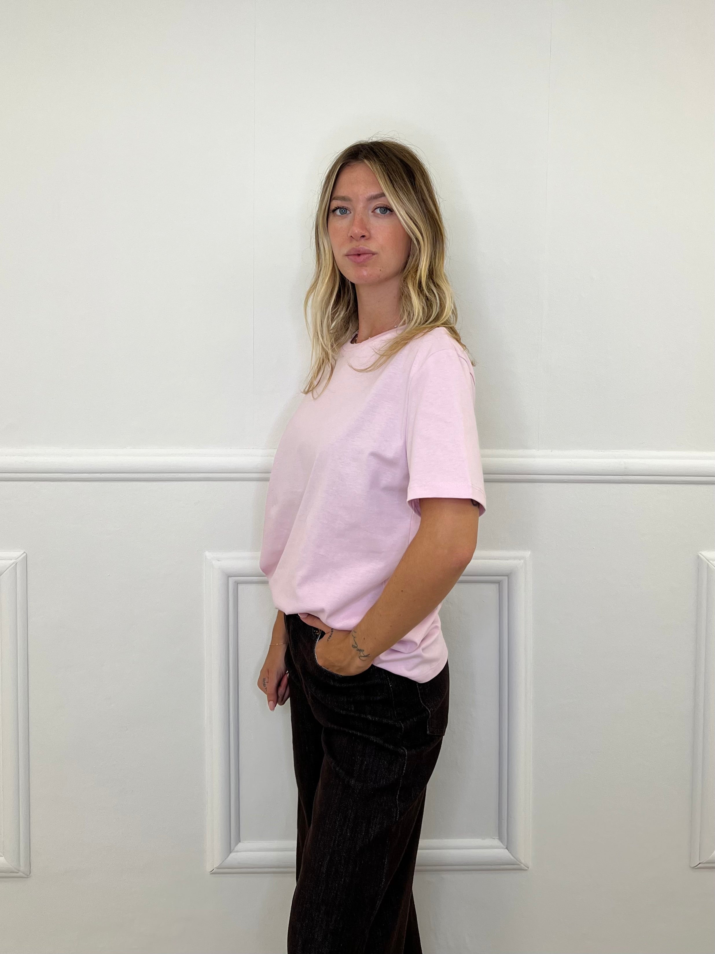 T-Shirt Over Lumina L8869 Rosa