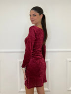 Abito Velour 2704 Bordeaux