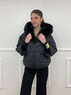 Piumino Over 2884 Nero