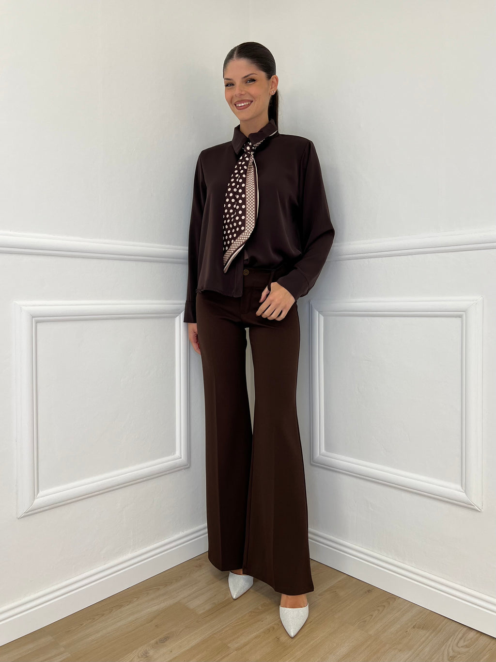 Pantalone Flare 80SM Moro