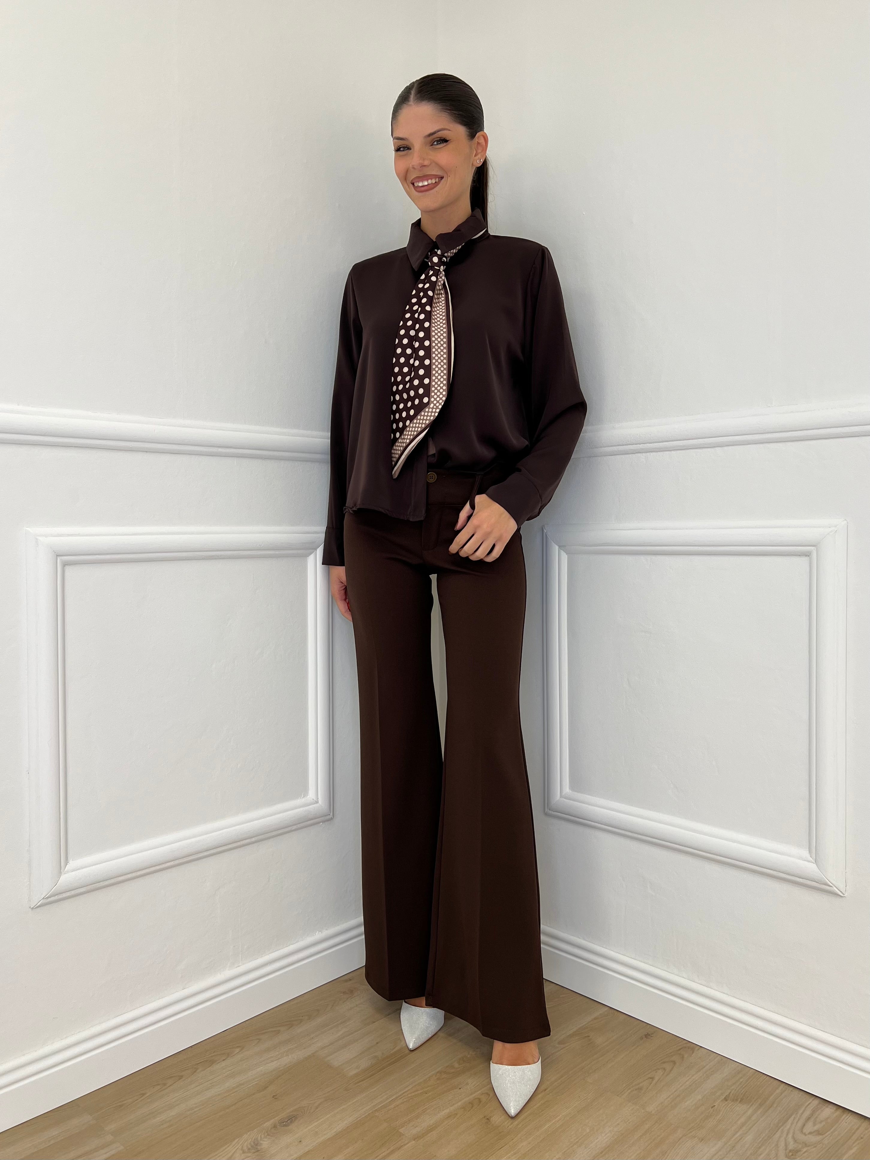 Pantalone Flare 80SM Moro