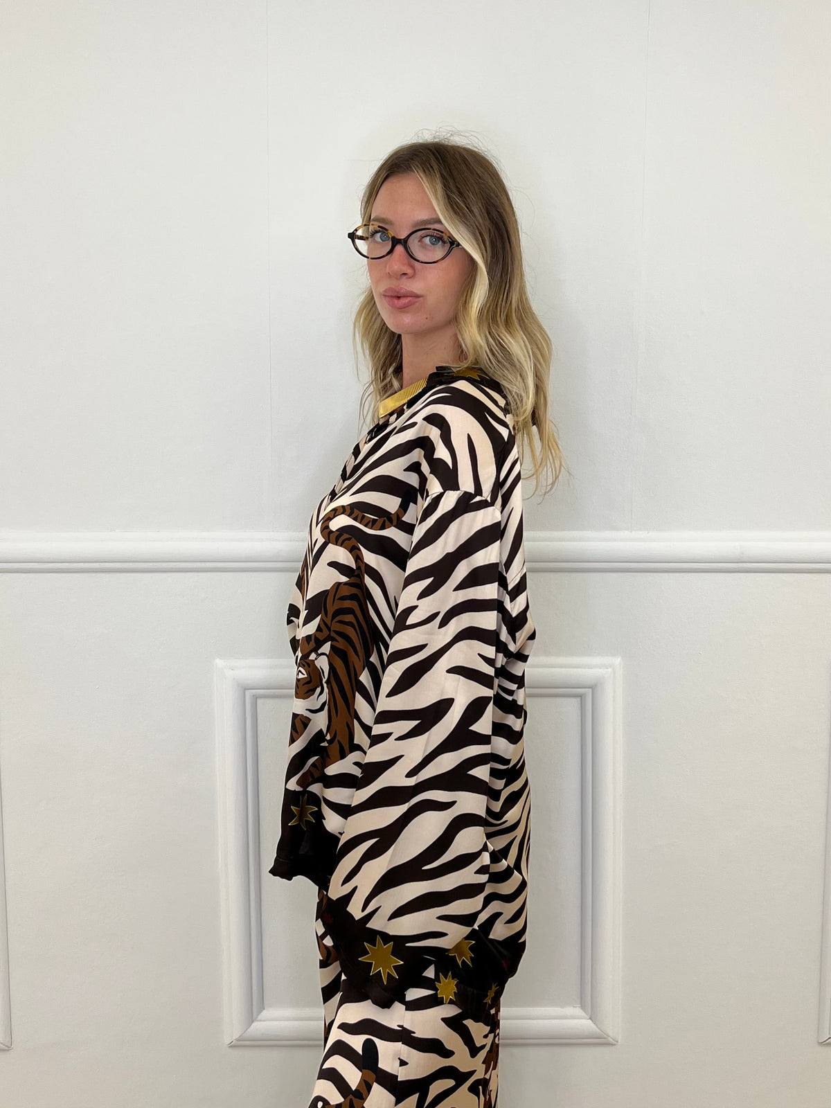Camicia Jungle Raso R02967