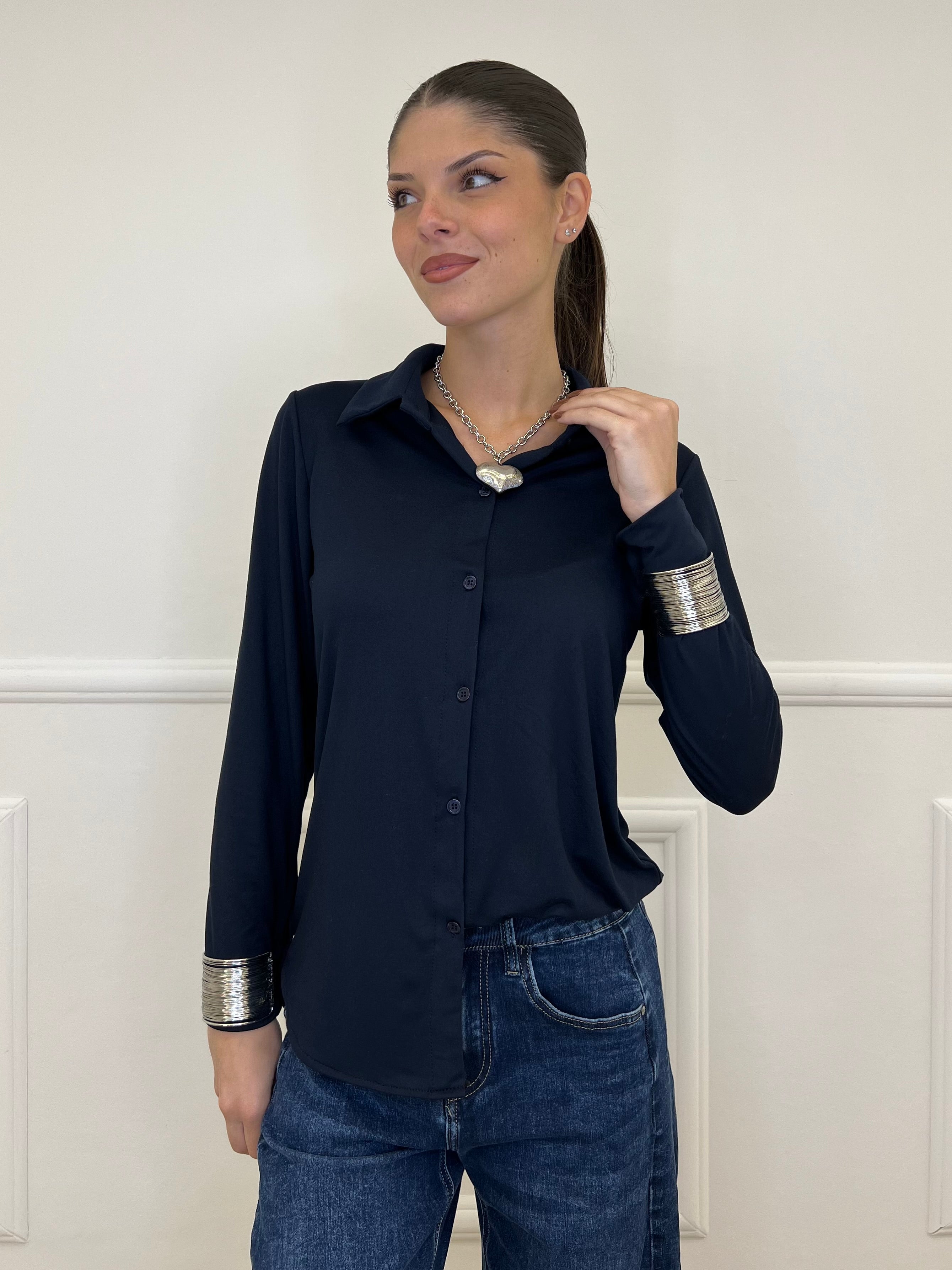 Camicia Jersey 6399 Blu