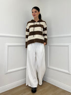 Pantalone Corduroy 6156 Bianco