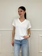 Maglia in Viscosa Scollo V 6269