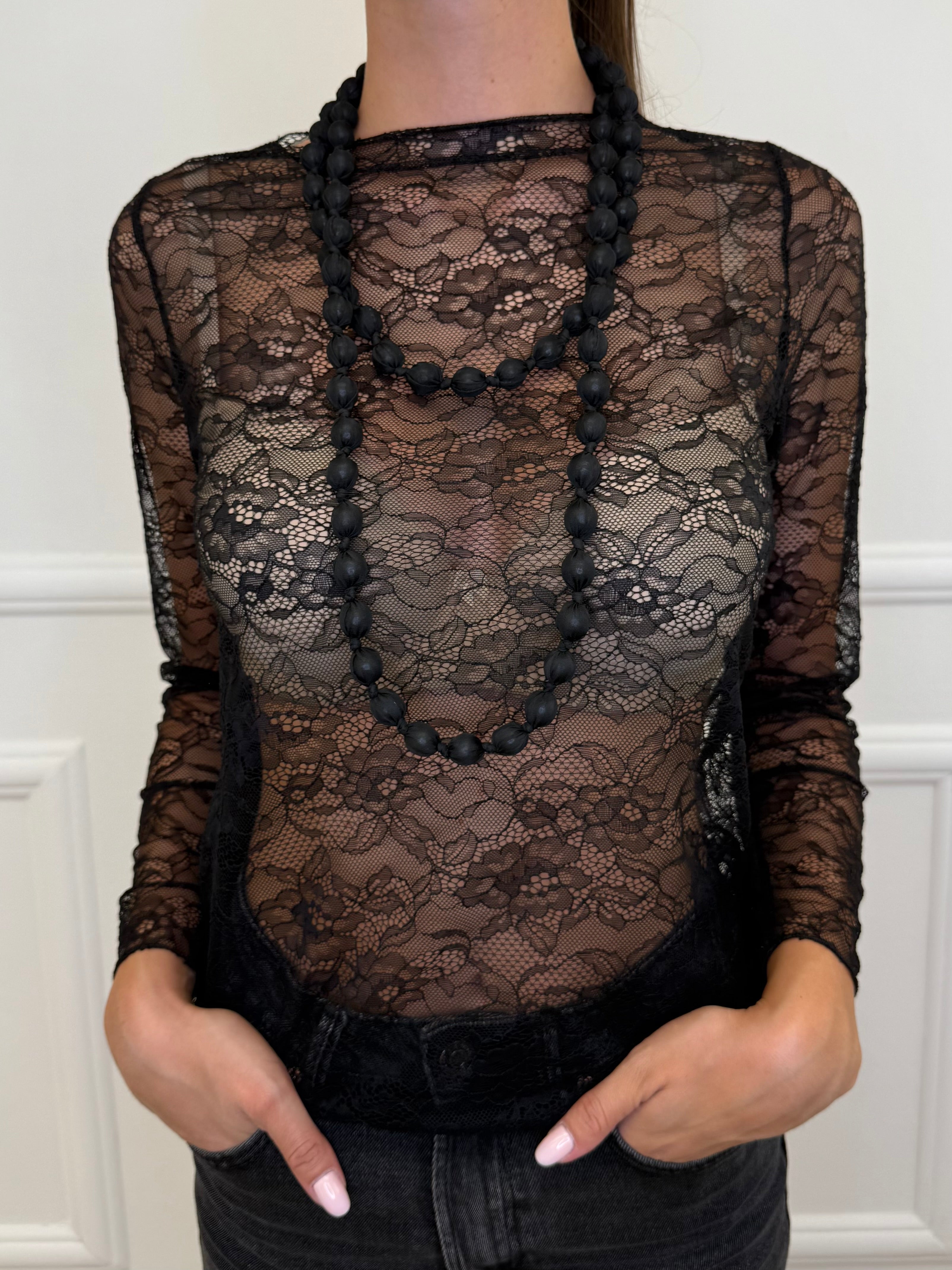 Collana Sfere Piccole NK0296 - Bazar Abbigliamento