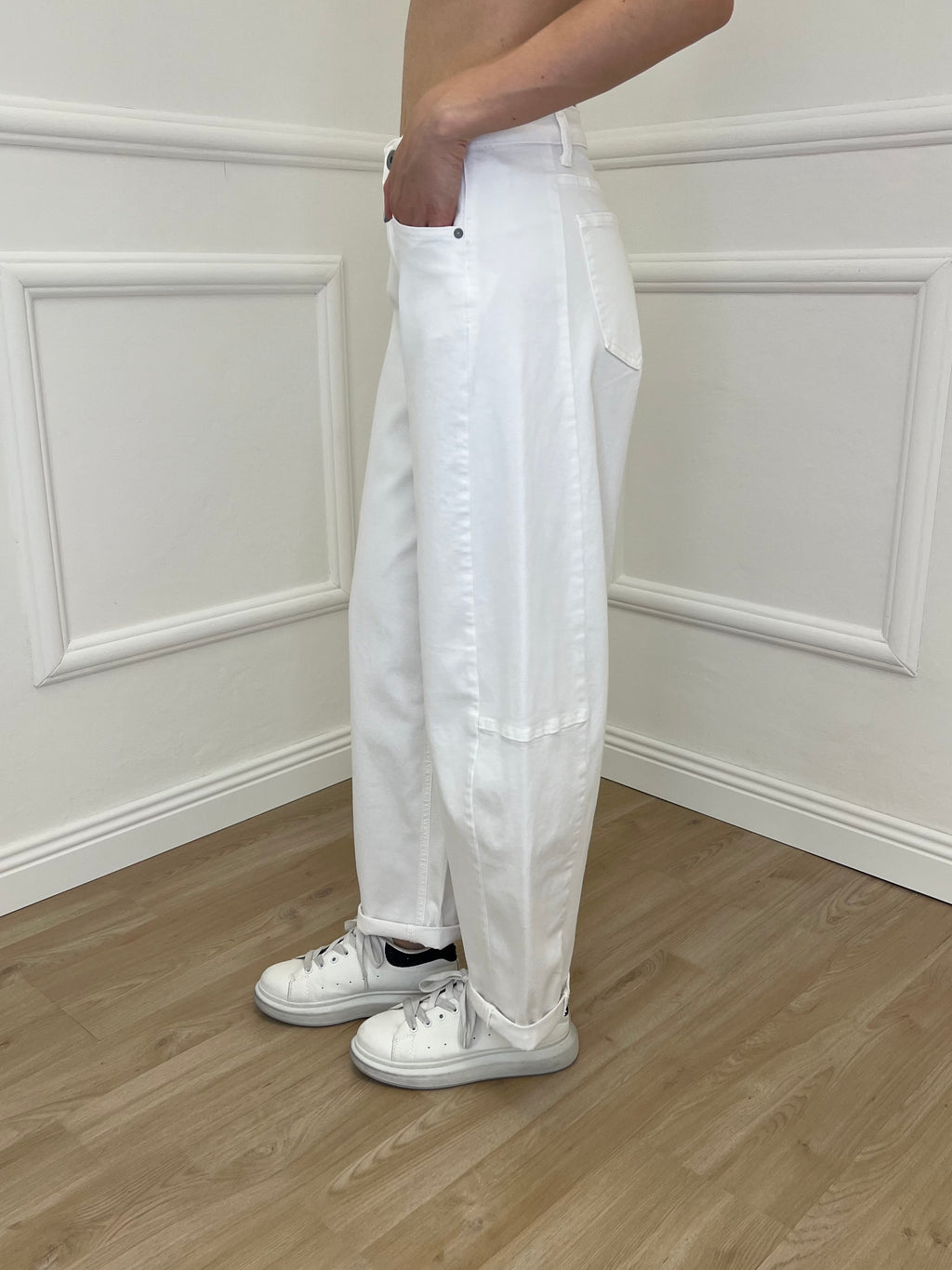 Jeans Balloon 8072 Bianco