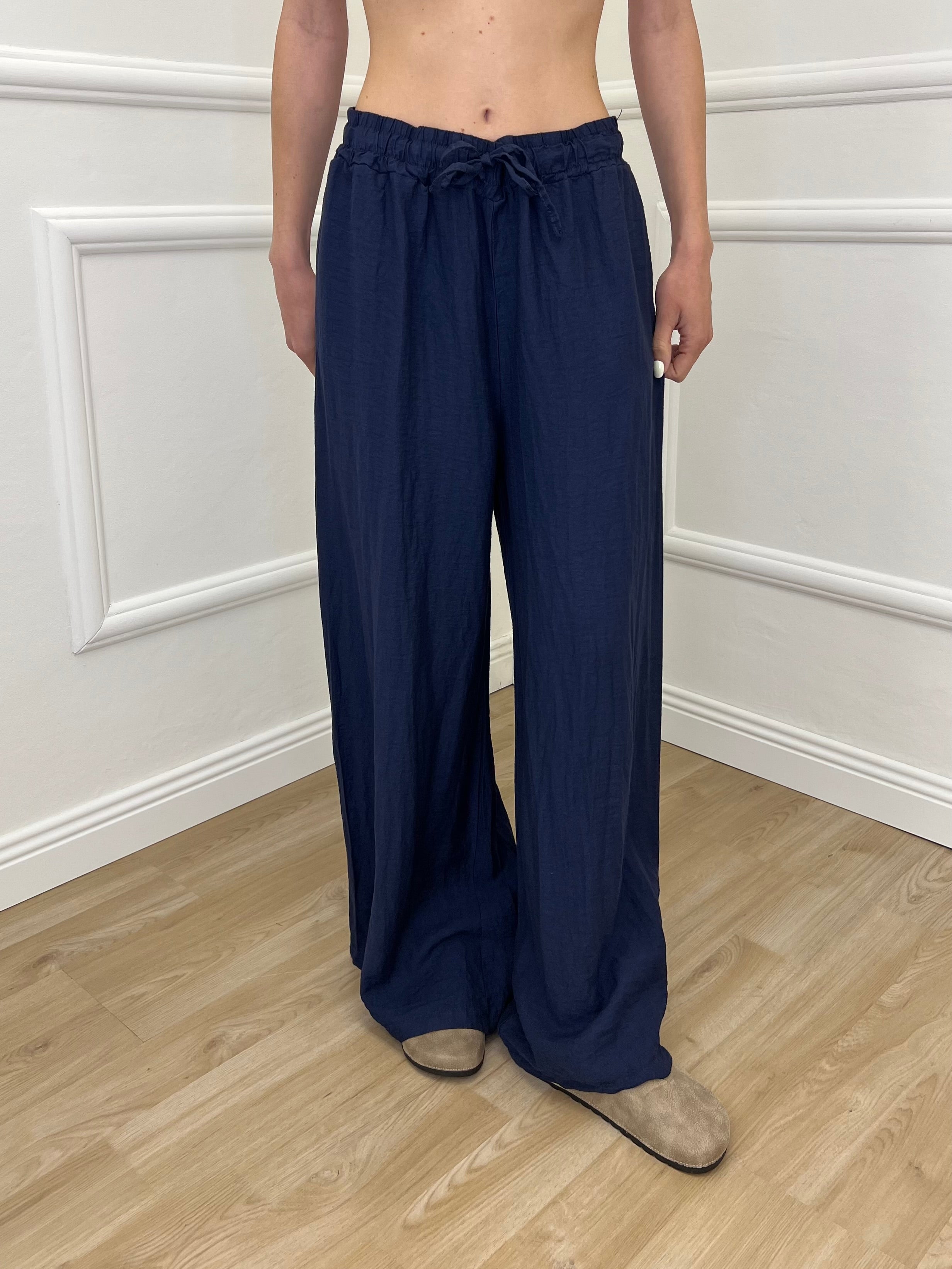 Tailleur In Lino e Tencel 26301 Blu