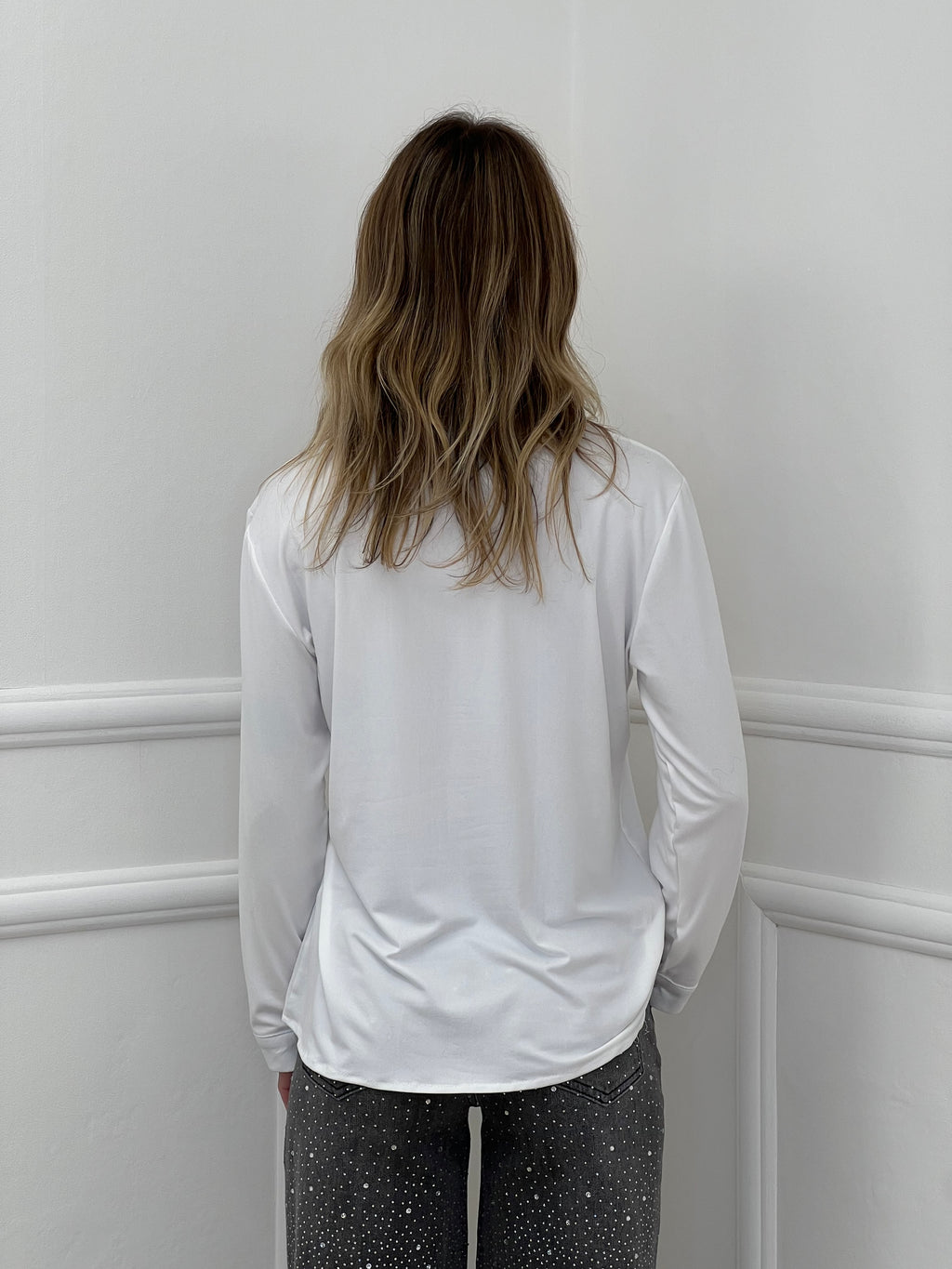 Camicia In Jersey 23001 Bianco