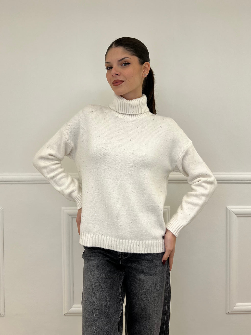 Dolcevita Micro Paillettes 25100 Panna