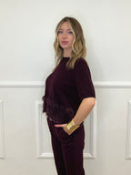 Maglia Fondo Fluffy 7388 Burgundy