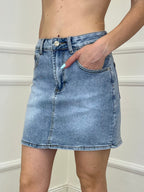 Gonna Corta Denim 22056
