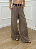 Pantalone Corduroy Cintura 27998 Fango