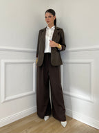 Pantalone Gessato 7158 Moro